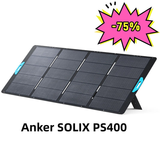The Anker SOLIX PS400 Portable Solar Panel is on sale for a limited time! Quantities are limited!