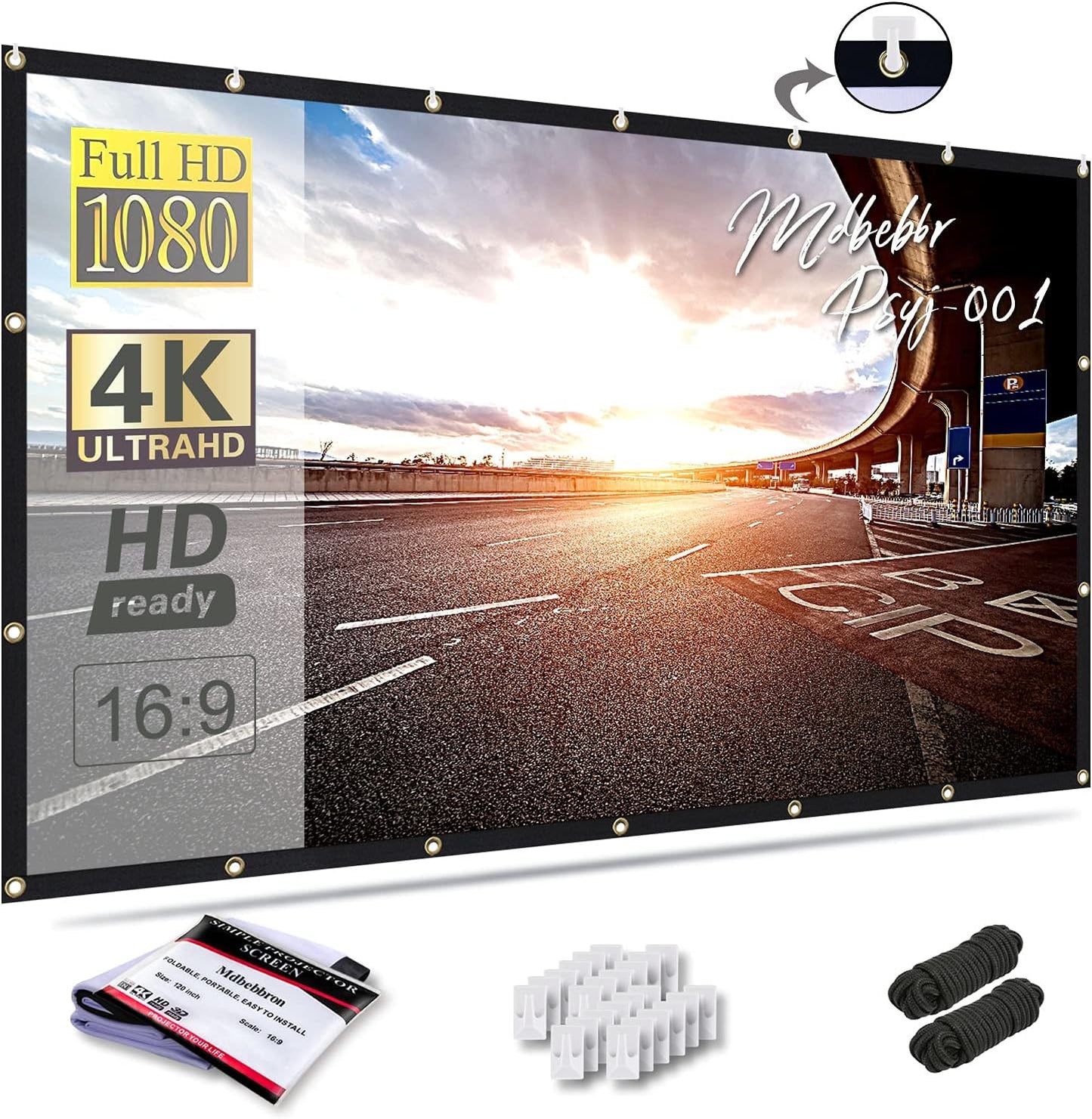 ELEPHAS 4K Projector - Crisp 4K picture quality, easy installation, and an affordable price! Save 75%!