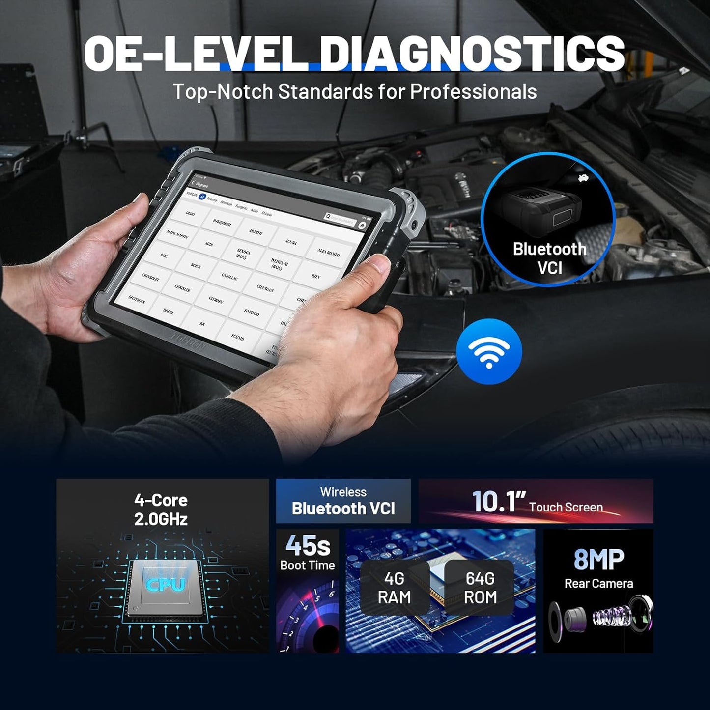 Get 80% off your first 100 units! 🔥TOPDON Phoenix Plus 2 Bidirectional Scan Tool with Battery Tester!