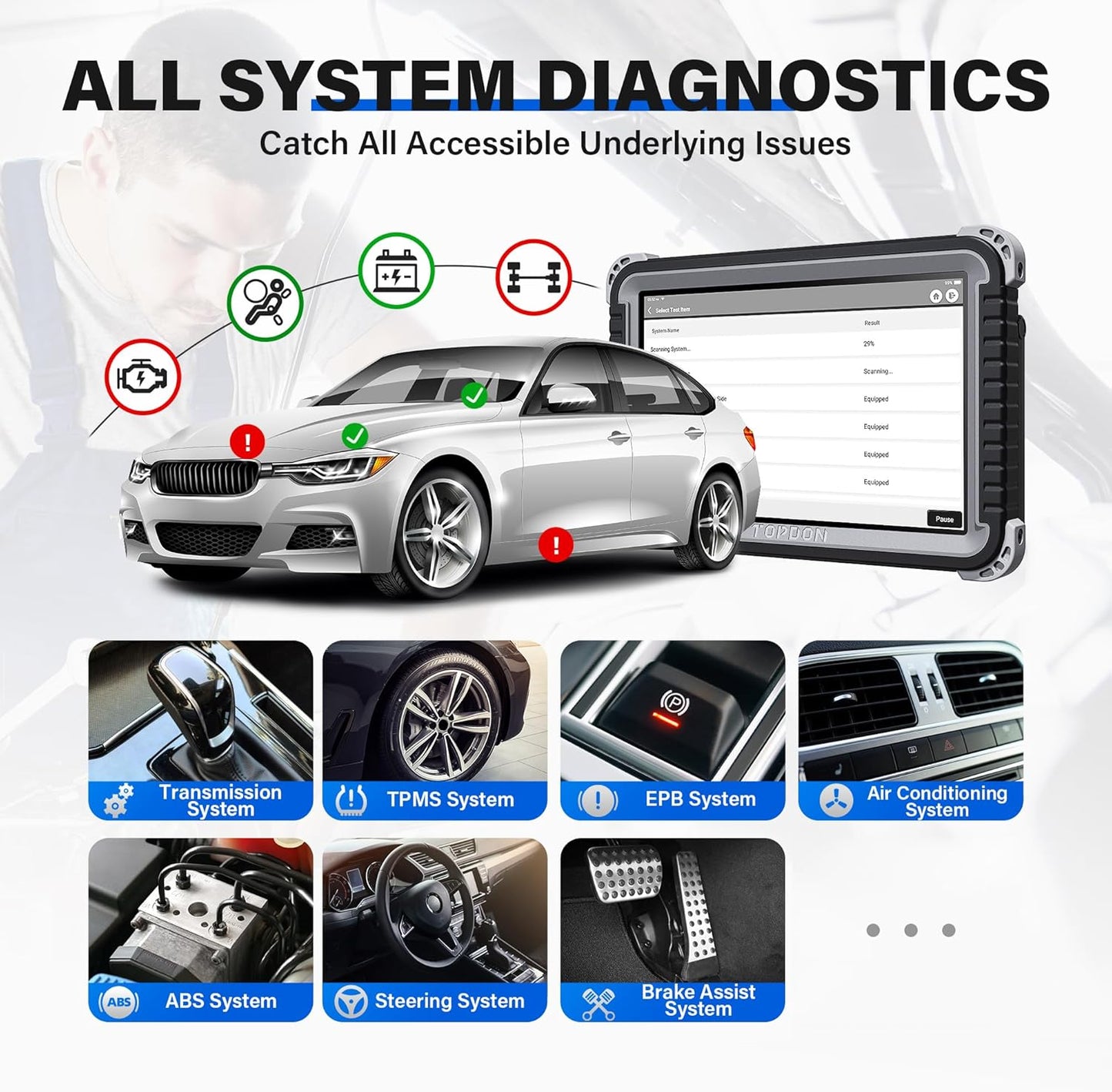 Get 80% off your first 100 units! 🔥TOPDON Phoenix Plus 2 Bidirectional Scan Tool with Battery Tester!